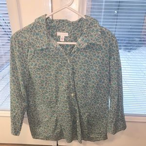 Charter Club Button Down Blouse 👚